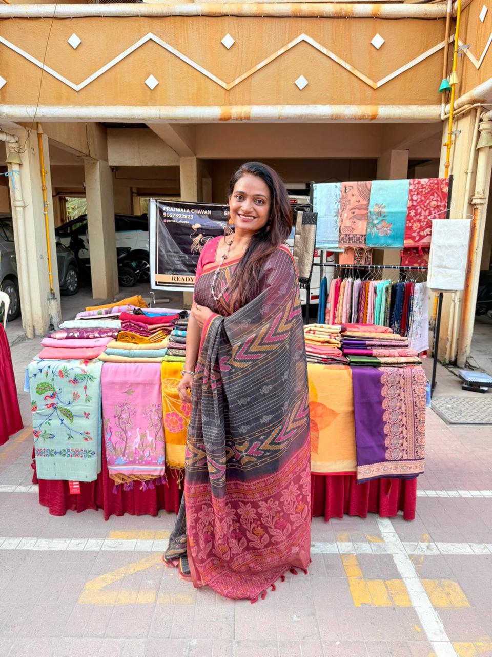 Prajwala Chavan at the Parnika pop-up in Borivali